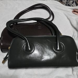 2 Pack Faux Leather Shoulder Bags